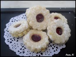 Sables A La Fraise Les Delices D Oum Kamila Recette Sable Biscuits A La Confiture Gateaux Et Desserts