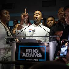 Brooklyn borough president eric adams outside the brownsville recreation center on july 28, 2019. Li7ldk2 A7dyvm