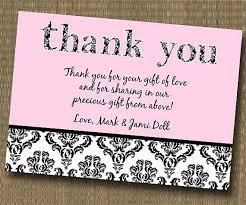 Items Similar To Damask Shabby Chic Thank You Card Baby Shower Bridal Shower Birth Baby Shower Thank You Gifts Colorful Baby Showers Baby Shower Return Gifts