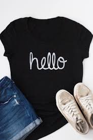 Wax paper is not just for baking! Freezer Paper Stencil Shirt Tutorial Pretty Providence