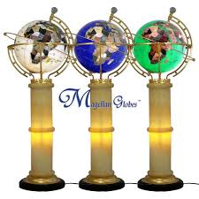 Monticello 13 Illuminated Gemstone Floor Globe Floor Globe Flooring Monticello
