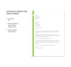 Why write a letter of intent? 11 Sample Employment Letter Of Intent Templates Pdf Doc Free Premium Templates