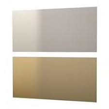 Lysekil Double Sided Brass Colour Stainless Steel Colour Wall Panel Ikea Wall Paneling Lysekil Aluminum Railing