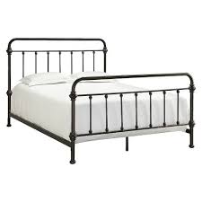 These bed frames are often more lightweight than a typical solid headboard—a great option for those who love to constantly rearrange their room. Tilden Standard Metal Bed Inspire Q Target