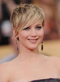 Short hair with blunt bangs and a heart face shape. The Right Pixie Cut For Your Face Shape Sheknows