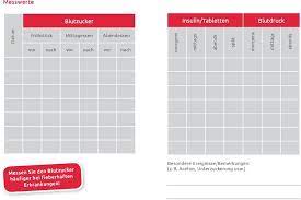 Blutdruck im tagesverlauf morgens bis abends blutdrucktabelle anlegen lll blutdruck tabelle zum ausdrucken formate word, excel und pdf haben sie ihre systolisch + diastolisch werte im blick blutdrucktabelle kostenlos! Mein Personliches Diabetes Tagebuch Pdf Kostenfreier Download