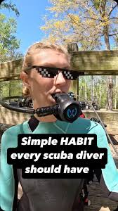 Little safety habits can go a long way in Scuba Diving 🤿 🛟💦 #scubadiving  #scubalife #rescuediver #safetytips #sweetwaterscuba