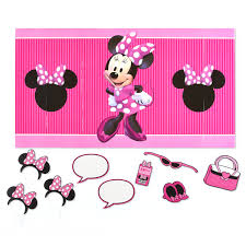 Brilliant minnie mouse party hanging decorations which i will be keeping to hang from my granddaughters centre light in the bedroom, she loves them. Minnie Mouse Party Backdrop And Props Photo Kit 10pc Walmart Com Walmart Com