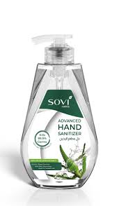 Running low on hand sanitizer? Sovi Hand Sanitizer Aloe Vera Gel 250ml Click Cuisine