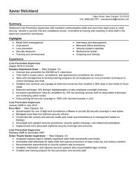 Oversees the collection and analysis of financial information for an organization. Best Loss Prevention Supervisor Resume Example Livecareer
