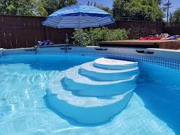Above Ground Pool Stairs Steps Build Trouble Free Pool Above Ground Pool Above Ground Pool Steps Best Above Ground Pool