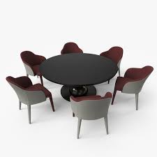This dining set includes a table, four side chairs and bench. 3d Dining Table Chair Set Turbosquid 1640112