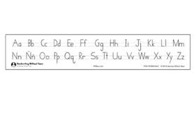 The spanish language is written using the spanish alphabet, which is the latin script with one additional letter: Spanish Print Alphabet Desk Strips Christianbook Com