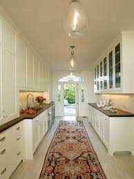 galley kitchen design, kitchen lighting