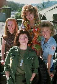 Dana Delany Marg Helgenberger Chloe Webb And Nan Woods In China Beach 1988 China Beach Chloe Webb Dana Delany
