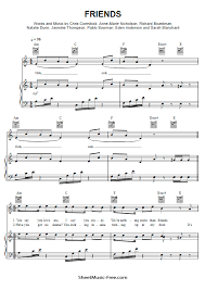 Then you need some staff paper! Friends Sheet Music Anne Marie Sheetmusic Free Com