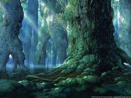 I attribute this to the force miyazaki chose to employ to decisively make a statement. Princess Mononoke Forest Scene 1024x768 Wallpaper Teahub Io