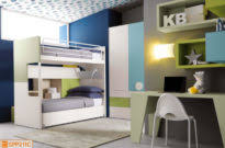 Il letto a castello è da sempre il sogno di ogni bambino, disponibile in diverse versioni, letti a castello per bambini 3 posti o 2 posti con cassettoni, con letti singoli di misura standard o letto a castello una piazza e mezza, completi di cabina armadio integrata oppure con vano inferiore vuoto per inserire una scrivania e creare una zona studio ottimizzando al massimo gli spazi. Letti A Castello Camerette Moderne Per Ragazzi