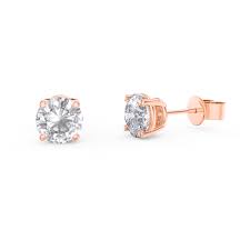 Get the best deals on huggie rose gold fine diamond earrings when you shop the largest online selection at ebay.com. Charmisma 1ct Diamond 18k Rose Gold Stud Earrings Jian London Diamond Earrings