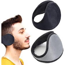 SATINIOR 2 Calentadores de Orejas de Invierno Orejeras de Vellón (Negro,  Azul Marino): Amazon.es: Moda