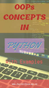 Oops Concepts In Python With Examples From 3 Youtube Channels Oops Concepts Programming Tutorial Learn To Code