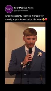 Heartwarming Groom Learns Korean for Surprise Wife