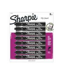 Sharpie Flip Chart Markers 8 Black Markers Buy Online At