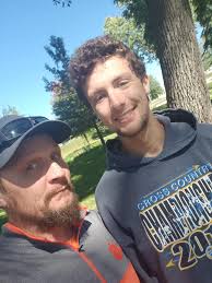 Company meeting with a close colleague and mentor