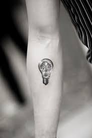 Lightbulb And Tree Tattoo By Alessandro Capozzi In Aureo Roma Tattoo Gallery Single Needle Tattoo Tattoos Gallery Tattoos