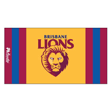 Brisbane lions brisbane bears 2018 afl season fitzroy football club richmond football club, stadium, food, face png. Brisbane Lions Dri Tec Towel Henselite Afl