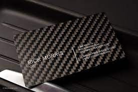 Full customization of 25 customized real carbon fiber business cards. Carbon Fiber Business Cards