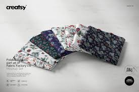Folded Fabrics Mockup 45 Ff V 6 Fabric Mockup Fabric Factory
