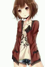 Post an anime girl or boy with brown hair and blue eyes. Pin On Art