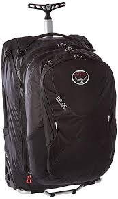 Amazon Com Osprey Ozone Convertible 22 50l Wheeled Luggage Black Sports Outdoors Backpack With Wheels Osprey Ozone Osprey Luggage