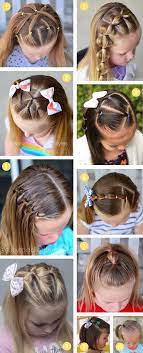 If your girl's hair is quite thick and long, try a fashionable cut with lots of sharply angled layers throughout the ends. Easy Girls Hairstyles For Toddlers Tweens Teens Girls Hairstyles Easy Easy Little Girl Hairstyles Toddler Hair