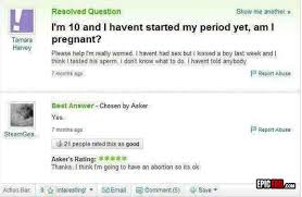 Yahoo Answers Fail Am I Pregnant Jpg 533 347 Yahoo Answers Fail Funny Confessions Am I Pregnant