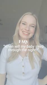 Let’s rethink this “sleeping through the night” goal., Your little one will  sleep through the night when they’re ready. Until then, let’s focus