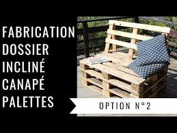 Fabrication D Un Dossier Incline Pour Un Canape En Palette Option 2 Youtube Banquette Palette Canape Palette Banc En Palette