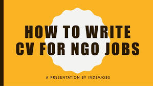 Many recruiters still instantly judge applicants. How To Write Cv For Ngo Jobs