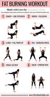 fat burning workout for women to get