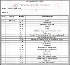 Contoh soal akuntansi perbankan jurnal untuk giro tabungan deposito traveller s cheques pinjaman. Contoh Jurnal Harian Kegiatan Sehari Hari Info Pendidikan Terbaru