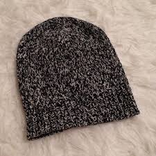 Black And White Beanie Black And White Speckled Beanie Hat Beanie Hats White Beanies Beanie