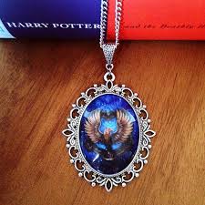 Ravenclaw House Crest Pendant Necklace 30x40 Harry Potter J K Rowling Ravenclaw House Crest Charm Pottermore Ravenclaw Harry Potter Wedding Harry Potter Key