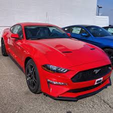 In need of a service on your vehicle? 2019 Ford Mustang Mustang Cars Sports Cars Mustang Red Mustang