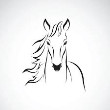Kleurplaat paarden op kids n fun nl. Paard Tattoo Foto S Afbeeldingen En Stock Fotografie 123rf