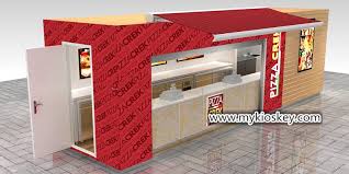 Find top online shop interior designing professionals for renovation, modification of retail shops in india. Outdoor Retail Wooden Pizza Shop Interior Design For Sale