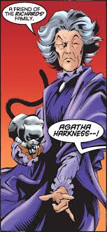 That is until years later when she finds out and goes on a rampage, creating her own world in order to bring them back. Respect Agatha Harkness Agatha Harkness Comic Vine
