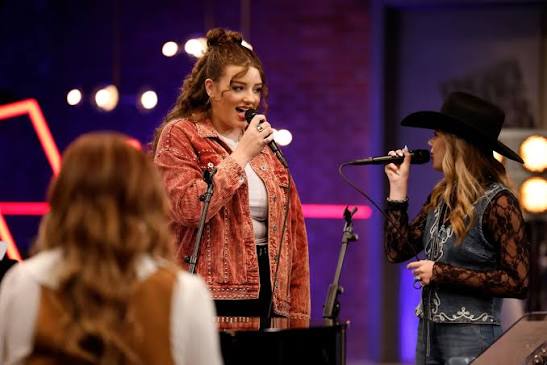 Y'all get READY!! Tune in Monday to see the best battle duo!!! 🥊🥊 @harmonyrmusic @nbcthevoice @nbc #teamriley #battleround #thevoice Me and Harmony being professionals at coloring🖍️ #country #colorin