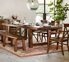 The exciting pottery barn living room with carpet and decorative plant living image below is other parts of 11 dining room ideas pottery barn report which. Benchwright Extending Dining Table Pottery Barn