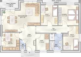 Plan 112 Bungalow Mit Uber 110 Qm Grundriss Haus Grundriss Grundriss Bungalow Haus Bungalow